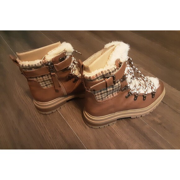 Circus Ny Women's Gretchen Hiker Boots (Dark Golden Caramel) - Size 7 M - Picture 2 of 5